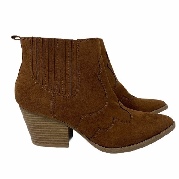 Kaari Blue Western Ankle Boots - Picture 2 of 11